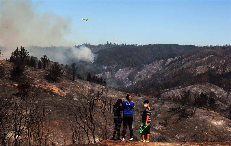 El incendio ha consumido 560 hectáreas