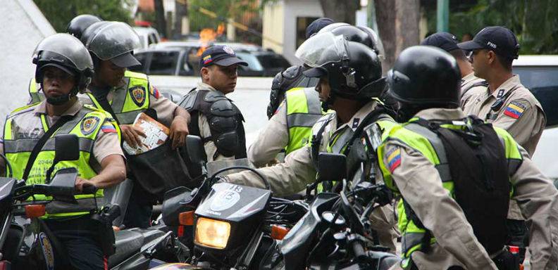 Homicidio de policías en la Gran Caracas