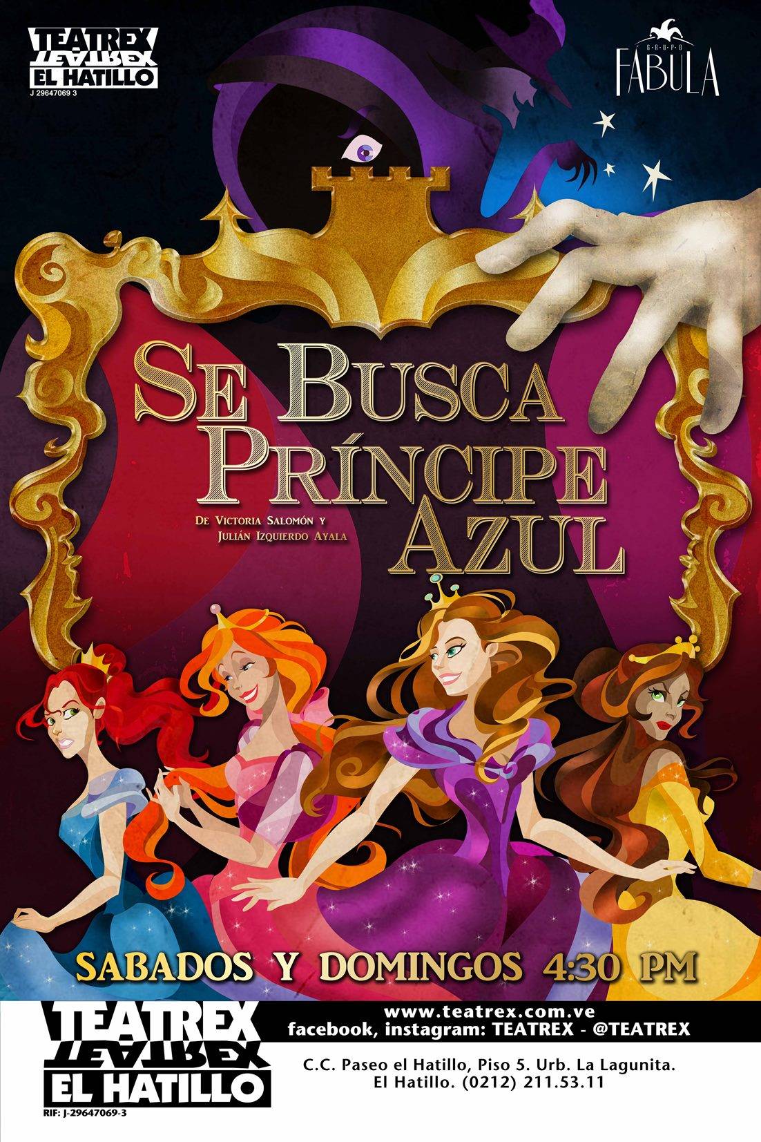 Se trata de la historia de cuatro princesas que desde pequeñas han sido perseguidas por una terrible maldición que les impide su trato con la sociedad
