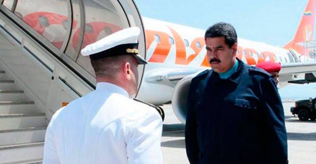 Nicolás Maduro llega a Panamá