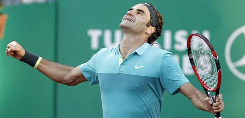 Federer disputó el torneo de Madrid sin la compañía de su esposa ni su entrenador principal