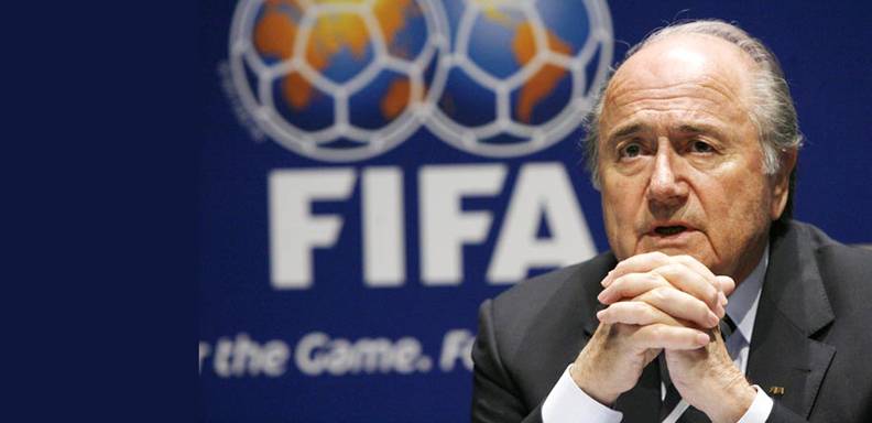 Blatter dice que las malas conductas son inaceptables en el fútbol