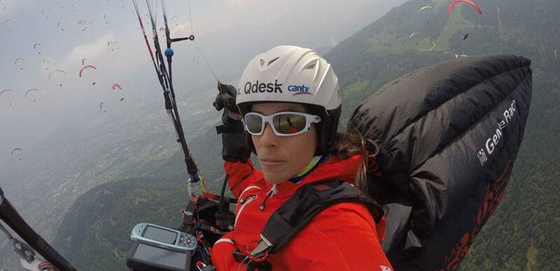 La piloto venezolana de Parapente, Joanna Di Grigoli consiguió una meritoria quinta posición en la rama femenina, luego de realizadas 6 mangas del Abierto Italiano