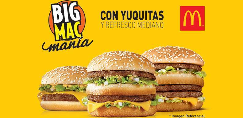 Una manía de sabores invadirá desde el 17 de junio todos los McDonald’sMR del país con la Big Mac Manía/ Foto: prensa