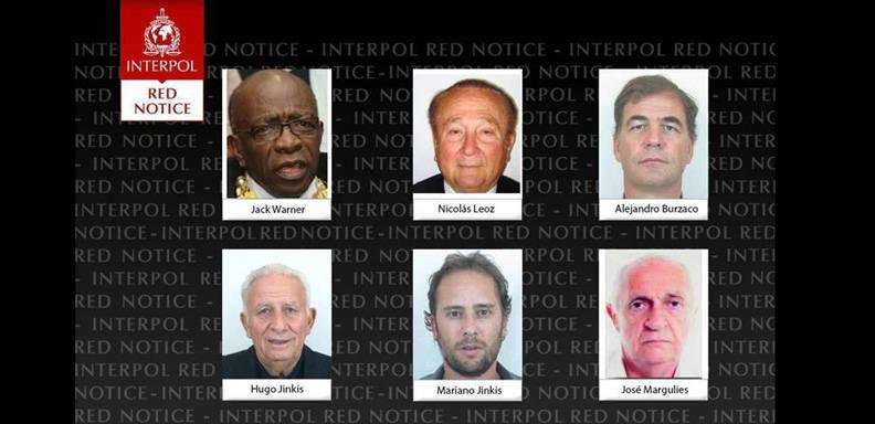 Interpol emitió orden de búsqueda y captura a exdirigentes de la FIFA