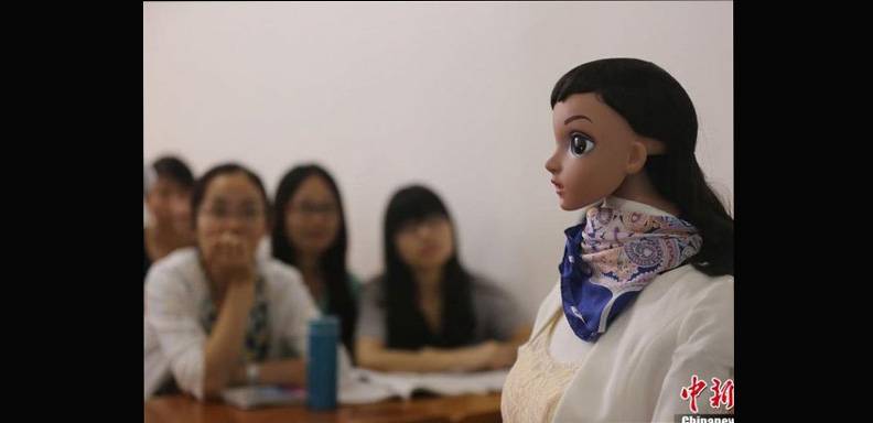 En China, un robot es profesor