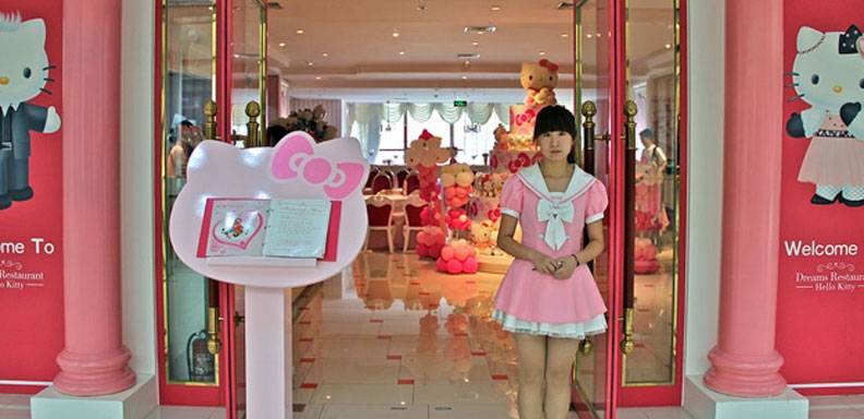 Abren restaurant de Hello Kitty en China