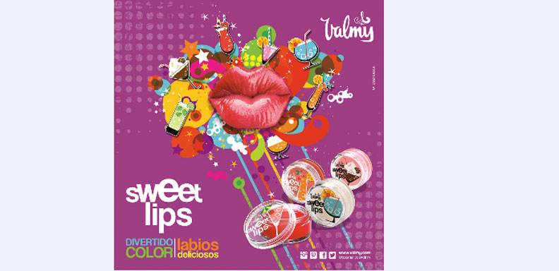 Valmy, casa de cosméticos DROCOSCA C.A siempre innovando y dándole un toque creativo a todos sus productos te invita a descubrir ¿Cuál Sweet Lips se parece más a ti?