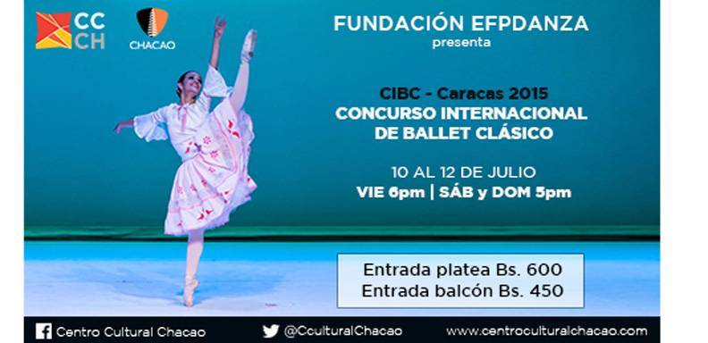 El Concurso Internacional de Ballet Clásico Caracas es una iniciativa de la Fundación Escuela de Formación Profesional de Danza para incentivar la práctica del ballet clásico en Venezuela