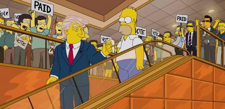 Los simpsons tendrán un capítulo polémico donde se burlan de Donald Trump