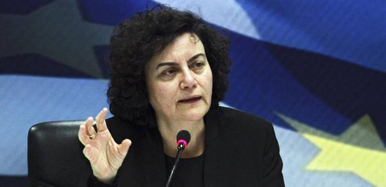 La viceministra de Finanzas de Grecia dimitió este miércoles por no apoyar el acuerdo de rescate/ Foto: EFE