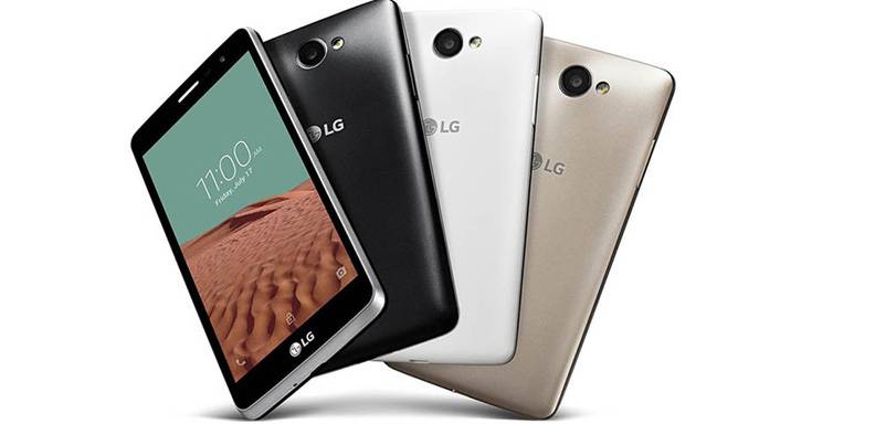 el LG Bello II viene con 1GB de RAM y 8GB de almacenamiento interno ampliables mediante tarjetas microSD