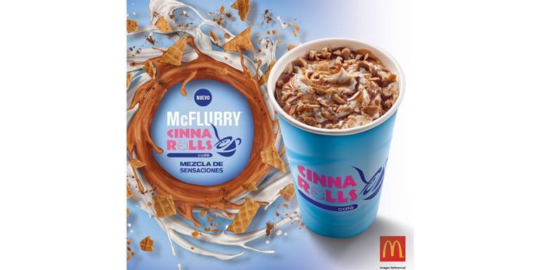 • La versatilidad del McFlurry lo convierte en un postre combinable con exquisitos sabores de marcas aliadas de McDonald’s en el país