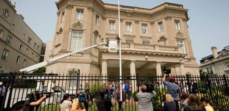 Más de un siglo ha permanecido cerrada la sede de la embajada de Cuba en EEUU