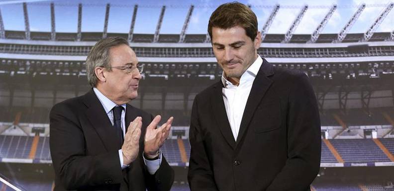 Florentino Pérez declaró que Casillas dejó el Real Madrid porque fue "su deseo"/ Foto: EFE
