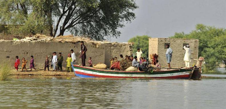 El número de afectados por las inundaciones en Pakistán desde hace dos semanas, asciende a 600.000 / Foto: EFE