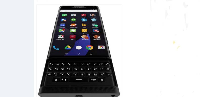Con este espectacular diseño con pantalla curva deslizante que esconde un teclado llegará el nuevo Blackberry Venice