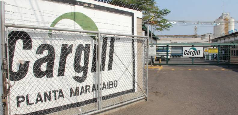 La planta de Cargill en Maracaibo lleva dos semanas sin materia prima