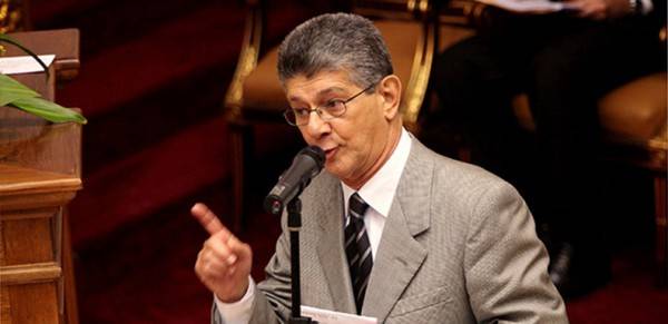 Henry Ramos Allup, presidente de la Asamblea Nacional