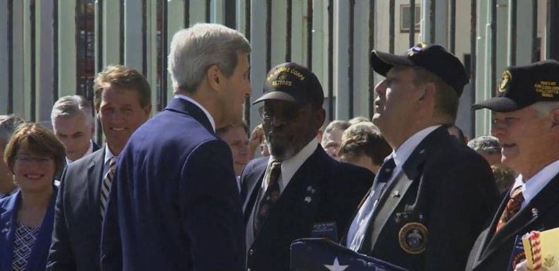 Kerry asistió a la reapertura de embajada de EEUU en Cuba
