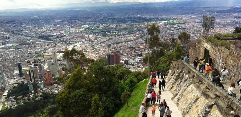 Una de las mejores vistas de Bogotá las regala el Cerro de Monserrate