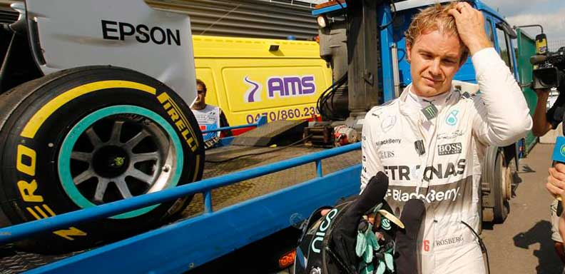 Nico Rosberg mostró su poder en Spa-Francorchamps