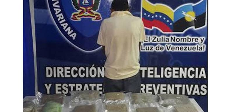 Detenido distribuidor de droga en Maracaibo