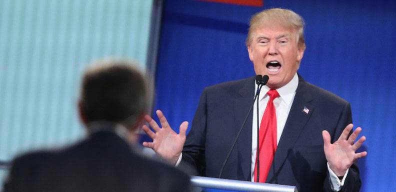 Donald Trump en su primer debate dio sorpresas, realizó salidas de tono y no sólo fue políticamente incorrecto, sino que se jactó de ello/ Foto: AFP