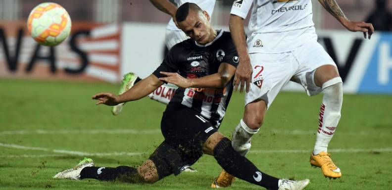 Zamora y Liga de Quito igualaron a uno en el partido de ida de la primera fase de la Copa Sudamericana