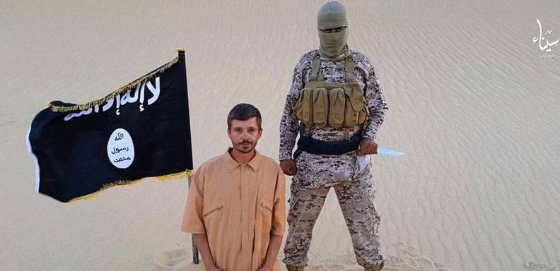 ISIS difunde imagen de croata decapitado