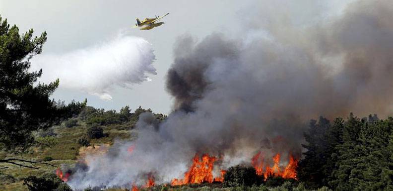Incendio en la Sierra de Gata, en España, quema cerca de 5.000 hectáreas/ Foto: EFE