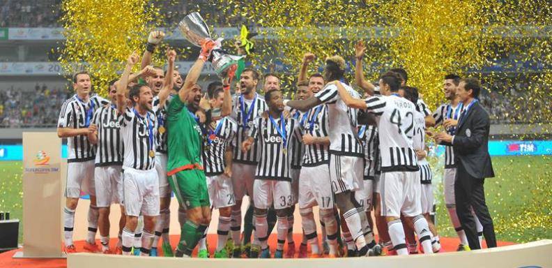 La Juventus se llevó la Supercopa de Italia al derrotar a Lazio 2-0/ Foto: EFE