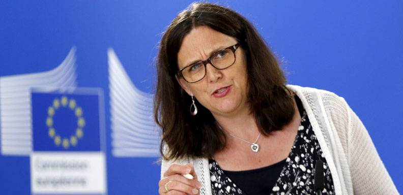 La comisaria europea de Comercio, Cecilia Malmstrom, informó que buscan sellar negociaciones con EEUU durante el año 2016/ Foto: Reuters