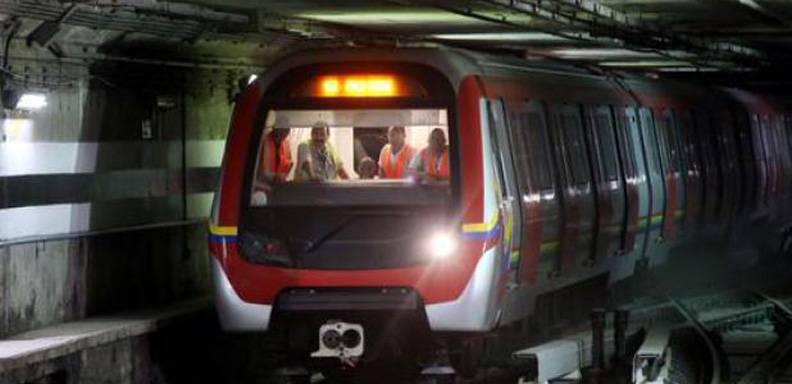 Este lunes se realizará el paso del primer tren de prueba en la línea 5 del Metro de Caracas
