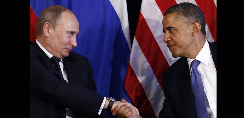 Putin envió un telegrama de felicitación a Barack Obama con motivo de su cumpleaños