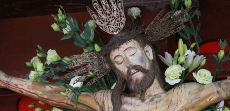Feligreses peregrinan para celebrar los 402 años de la aparición del Santo Cristo de La Grita