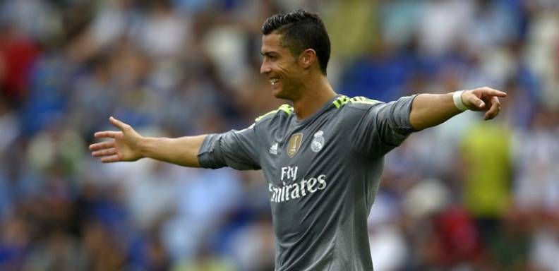 Cristiano Ronaldo acabó a lo grande con su sequía goleadora de siete encuentros seguidos sin marcar y hoy anotó cinco dianas en Cornellá ante un Espanyol que fue poco más que un espectador en la fiesta del luso y del Real Madrid (0-6)