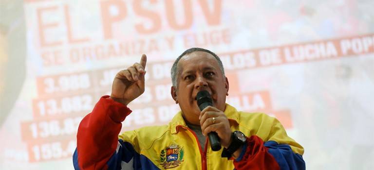 Cabello sostuvo que desde la Asamblea Nacional los diputados de la MUD, conspiran para sacar al presidente Nicolás Maduro de la presidencia
