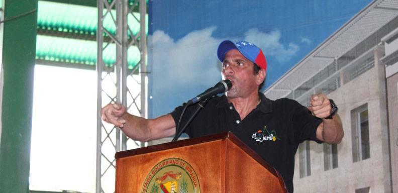 Capriles dijo que quiere un país en el que haya justicia y no revancha