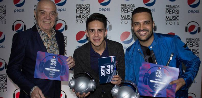 Guaco arrasó en la gala privada de los Premios Pepsi Music 2015