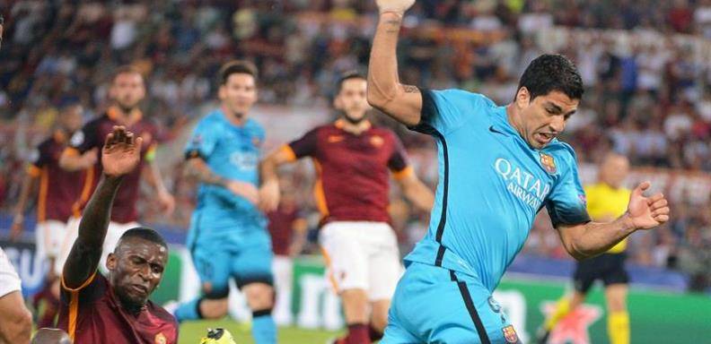El Barcelona sacó un raquítico empate contra el Roma (1-1) en el debut de la Champions, en el que los de Luis Enrique se mostraron muy blandos en juego