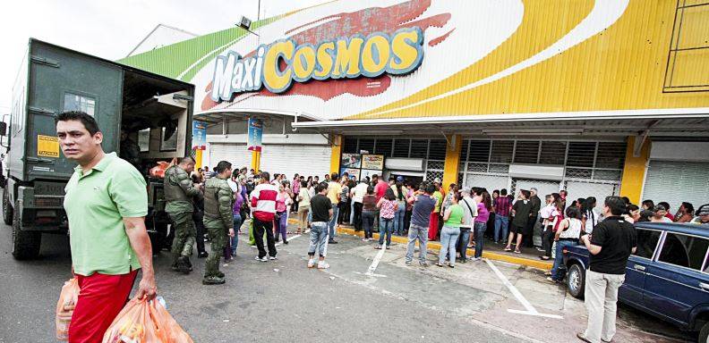 Supermercado en Táchira./Foto:EFE