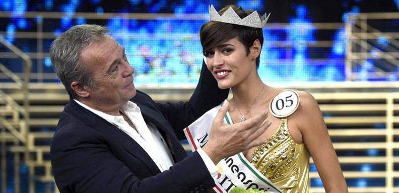 Miss Italia generó revuelo en las redes sociales luego de responder que le habría gustado vivir en la Segunda Guerra Mundial /Foto: EFE