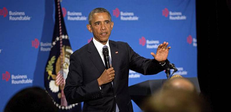 En una reunión con empresarios en Washington, el presidente Barack Obama urgió hacer presión para levantar el embargo a Cuba/ Foto: EFE