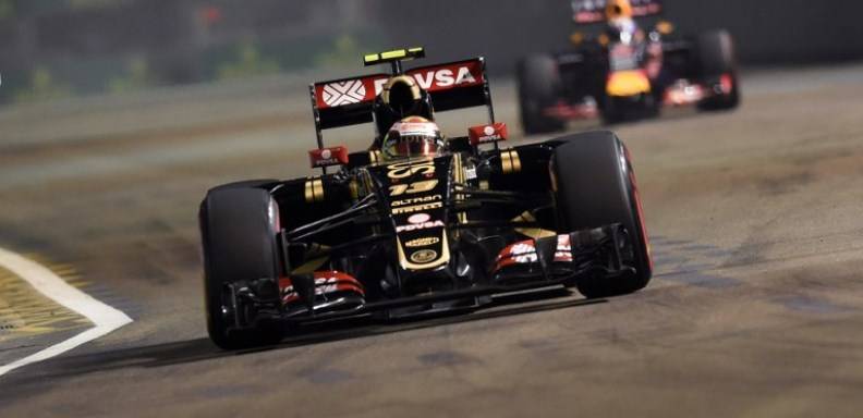 Pastor Maldonado (Lotus) quedó en el otavo puesto de la carrera del Gran premio de Japón