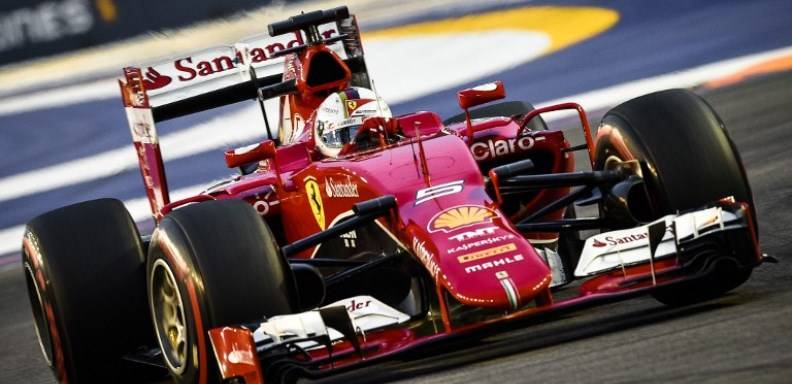 El cuádruple campeón mundial alemán de Fórmula Uno, Sebastian Vettel,logró en el circuito de Marina Bay la pole position por primera vez esta temporada