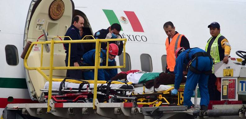 Este viernes regresaron a México los turistas heridos por bombardeo en Egipto