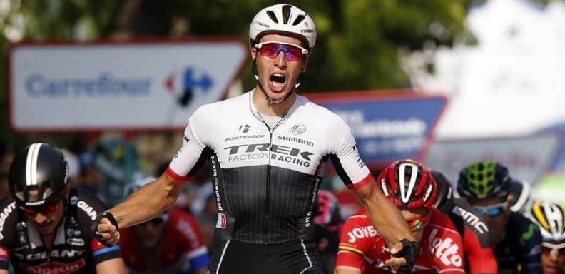 El holandés Danny Van Poppel (Trek), de 22 años, obtuvo este jueves su primera gran victoria al ganar la duodécima etapa de la Vuelta España