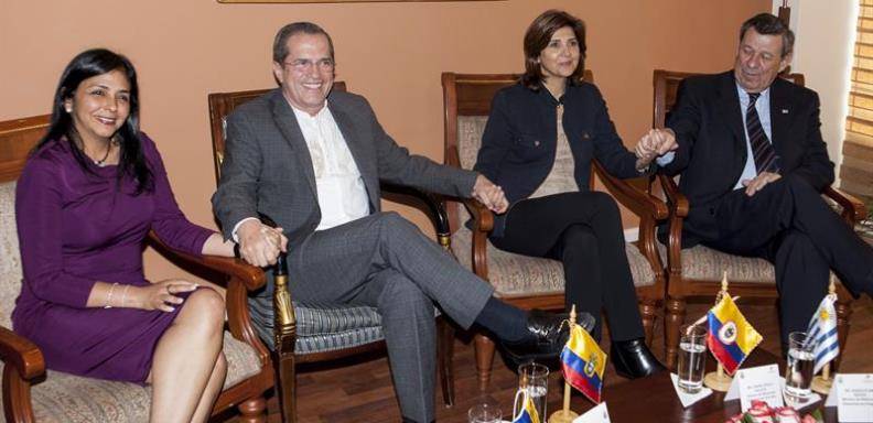 La reunión de cancilleres de Venezuela y Colombia en Quito terminó sin acuerdo, y llevarán los avances a consulta con los presidentes/ Foto: EFE