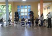 Colegio Fermín Toro durante el simulacro electoral